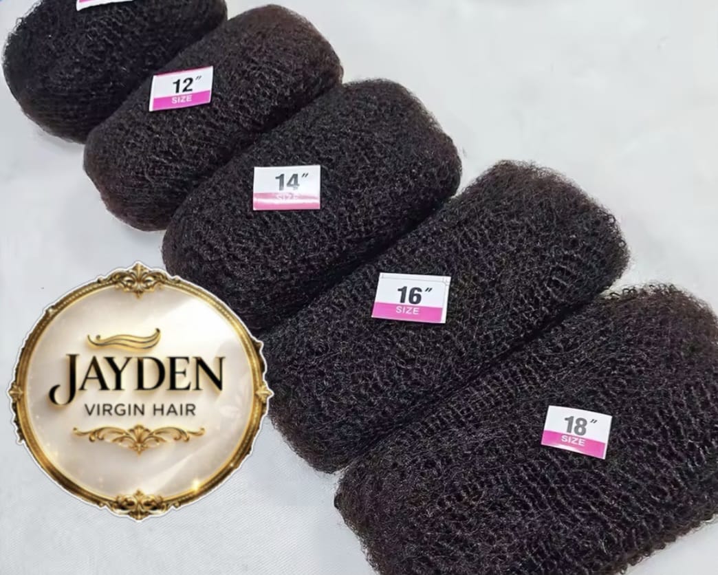 afro kinky 100% naturel taille 18